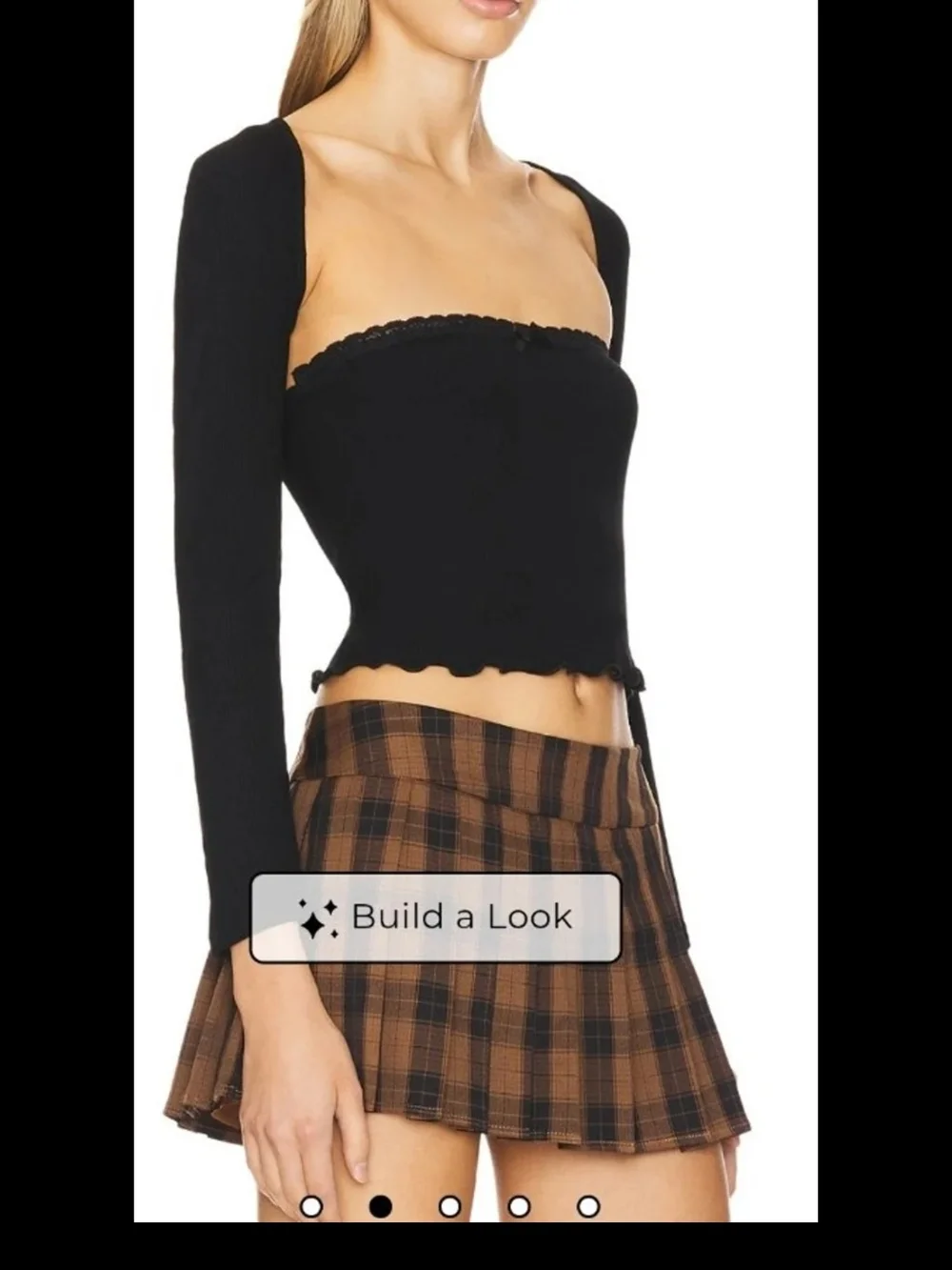 REVOLVE bandeau Top & shrug set small